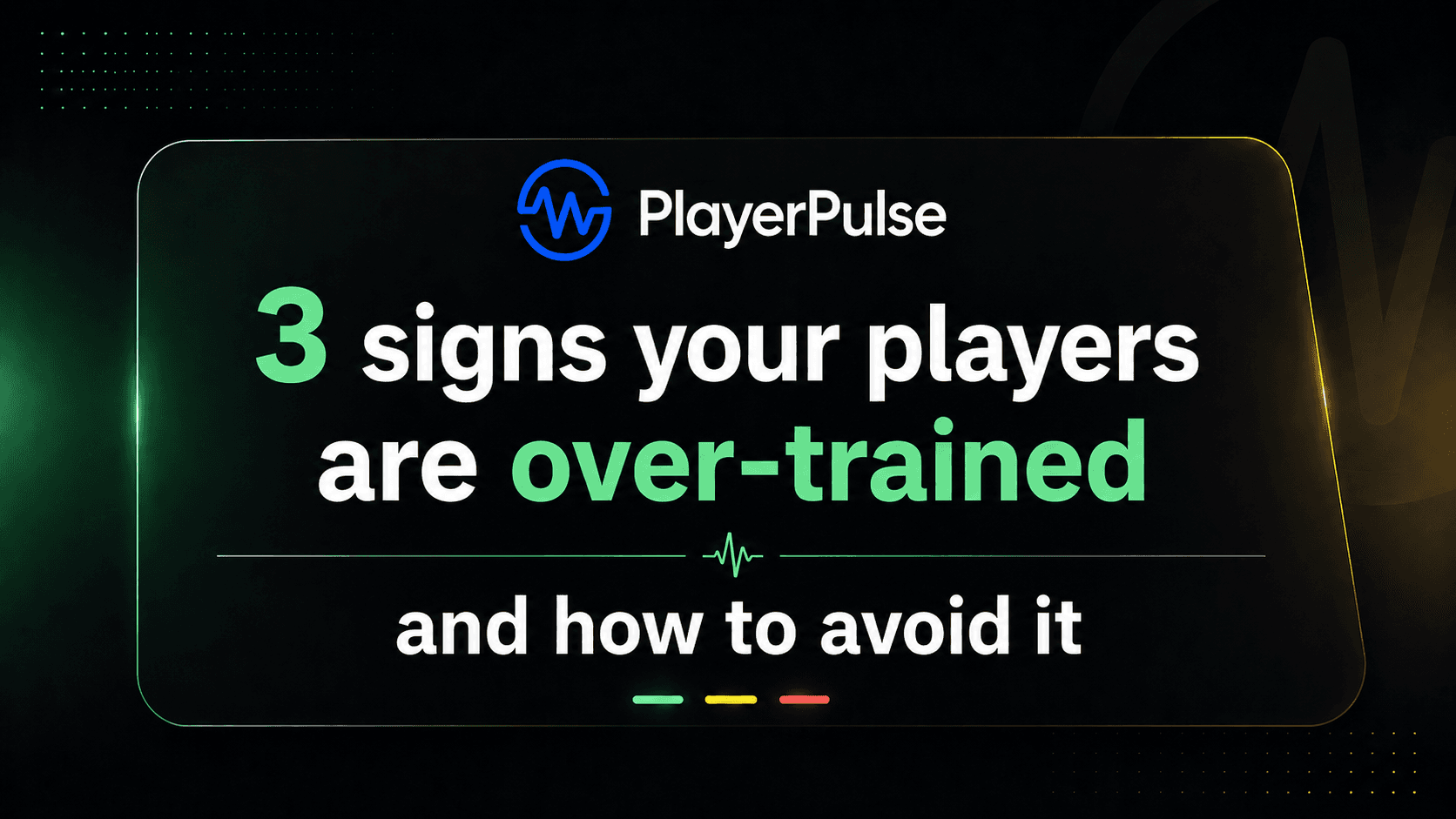 Three Signs Your Players are Over Trained & How to Avoid It