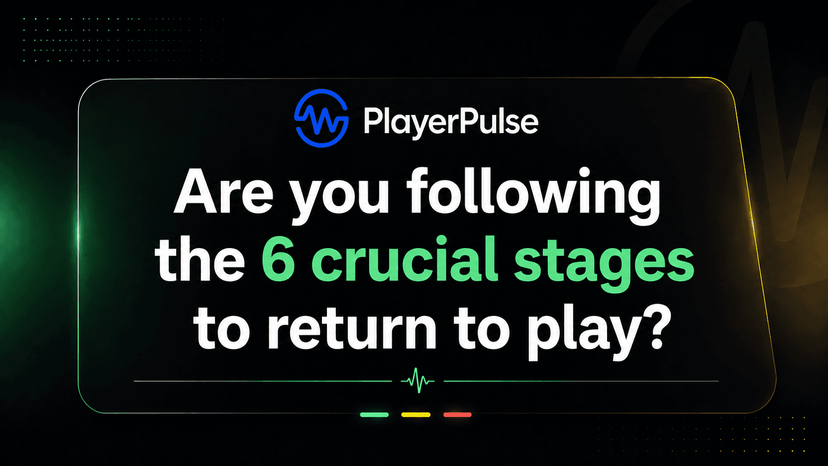 Six Crucial Stages to Return an Injured Player to Your Starting 11